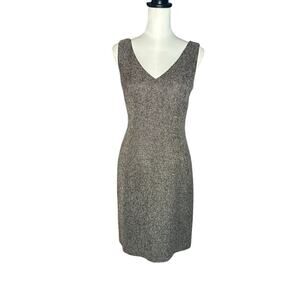 B. Moss Dress Collection Brown White Sleeveless  Size 2
